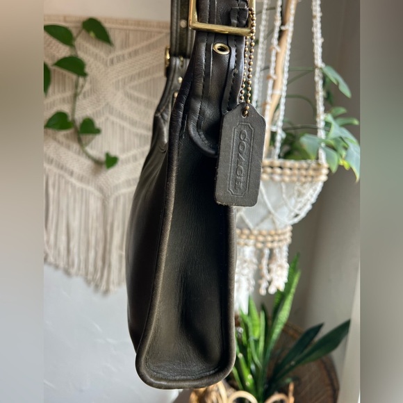 Vintage Coach Legacy Small Zip Crossbody Shoulder Bag 9997 Rare Sage Green Loden - Picture 4 of 15